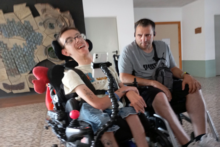 Ian con Rubén