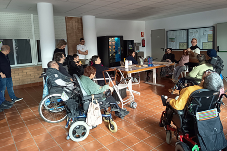 Vicky el día de su despedida